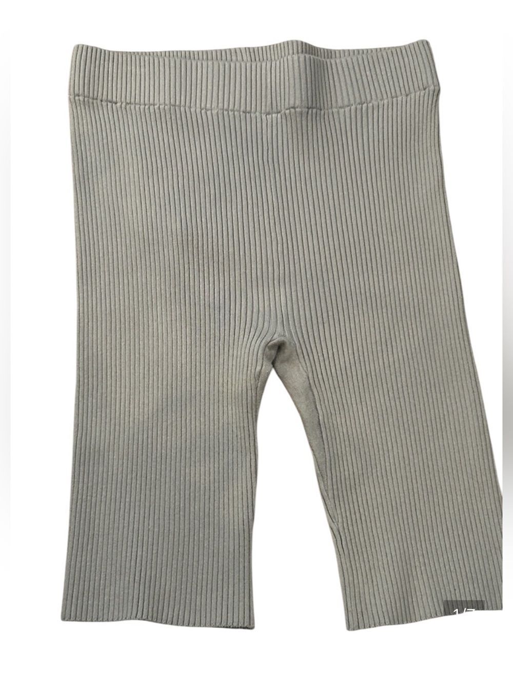 lunya Ribbed bike shorts Leggings in Soft Blue-Grey size large